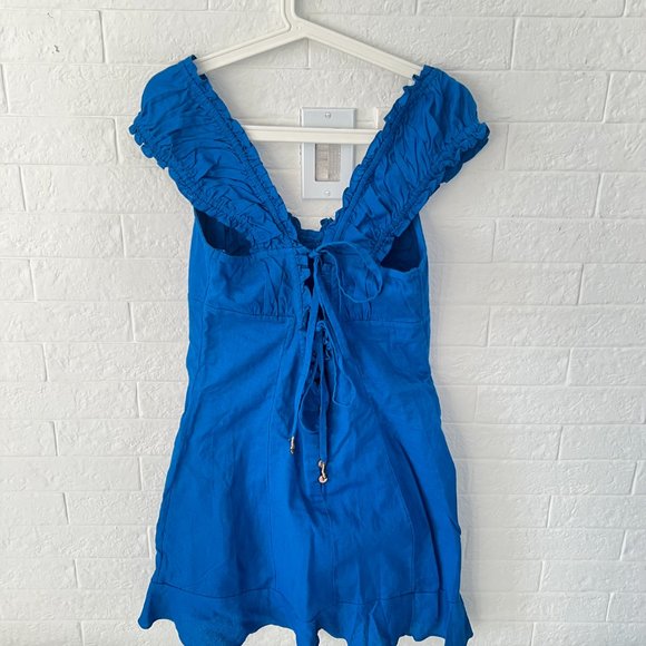 Free People NWT Like a Lady Mini Dress Size M - Picture 3 of 5